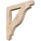 Ekena Millwork Funston Arts & Crafts Smooth Bracket, Douglas Fir, 3 1/2"W x 30"D x 30"H BKT04X30X30FST03SDF - alternate 1